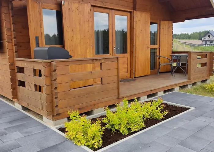 Kaszubskie Laki -domek Nr 5 Semesterbostad *